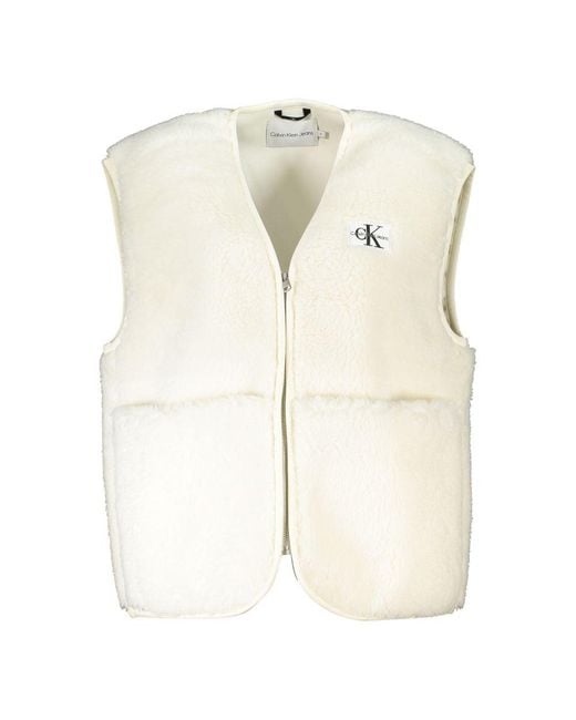 Calvin Klein Natural Polyester Vest