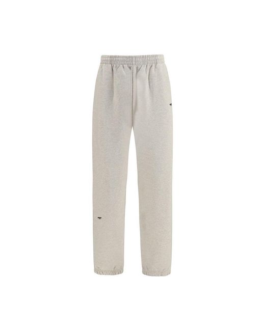 Represent Gray Beige Cotton Casual Pants for men
