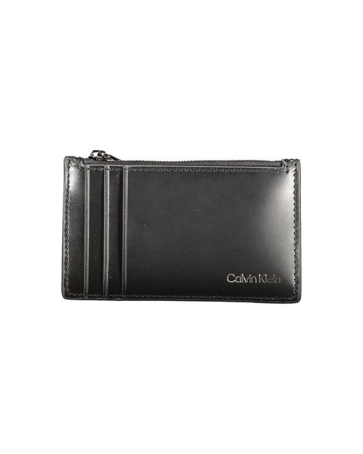 Calvin Klein Black Nero Leather Mens Wallet for men