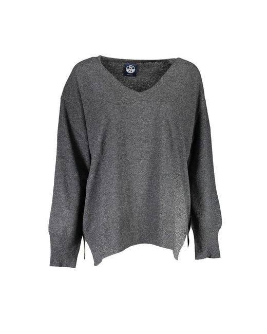 North Sails Gray Wool Sweater