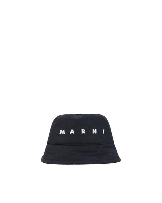 Marni Blue Bucket Hat for men