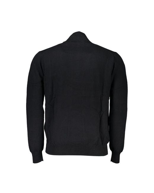 Harmont & Blaine Black Cotton Sweater for men