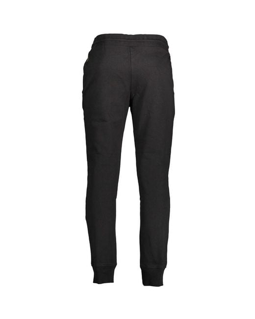 Napapijri Black Cotton Men's Sweatpant for men