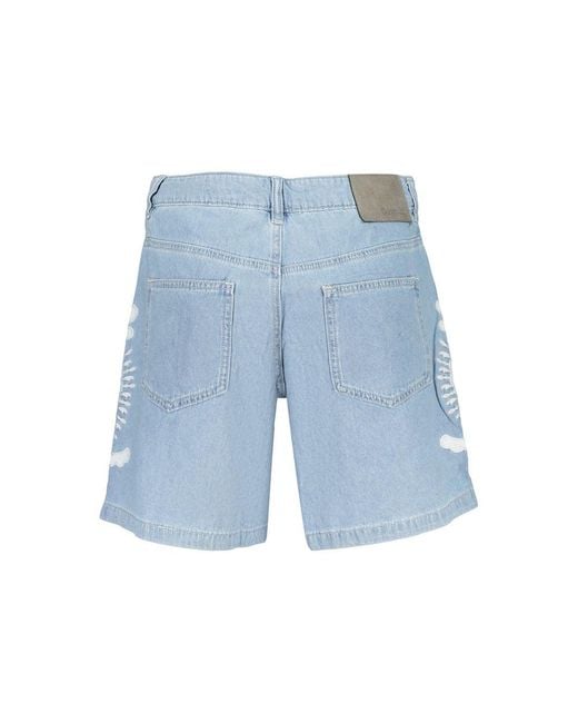 Desigual Light Blue Cotton 's Short