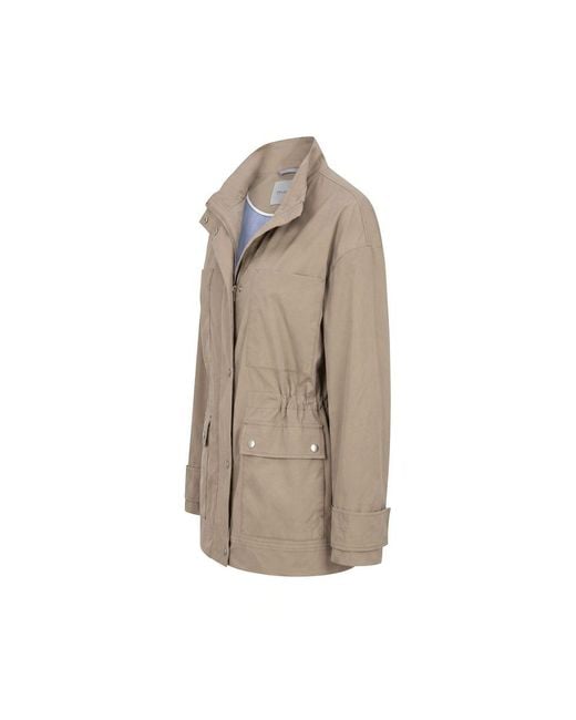 Malo Natural Brown Cotton Jacket