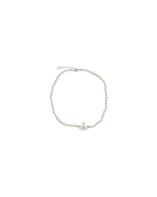 Vivienne Westwood Metallic Silver Brass Necklace