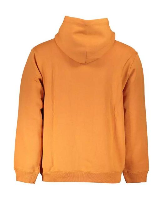 Napapijri Orange Cotton Sweater for men