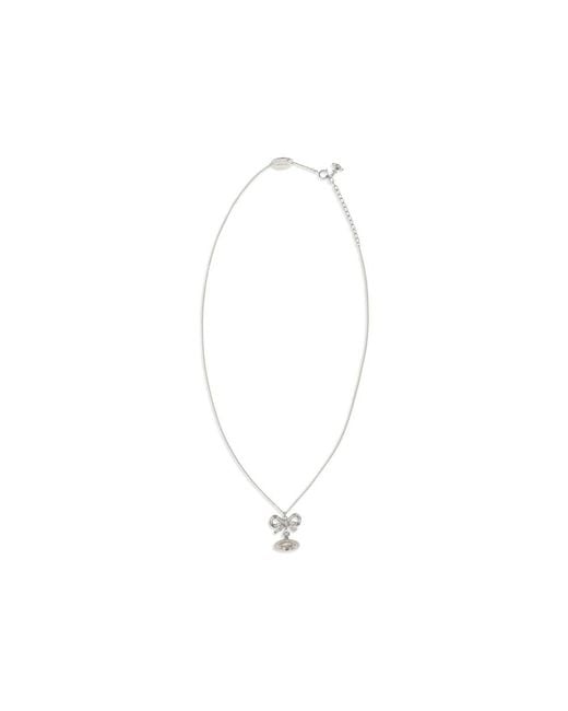 Vivienne Westwood Metallic Silver Silver Necklace