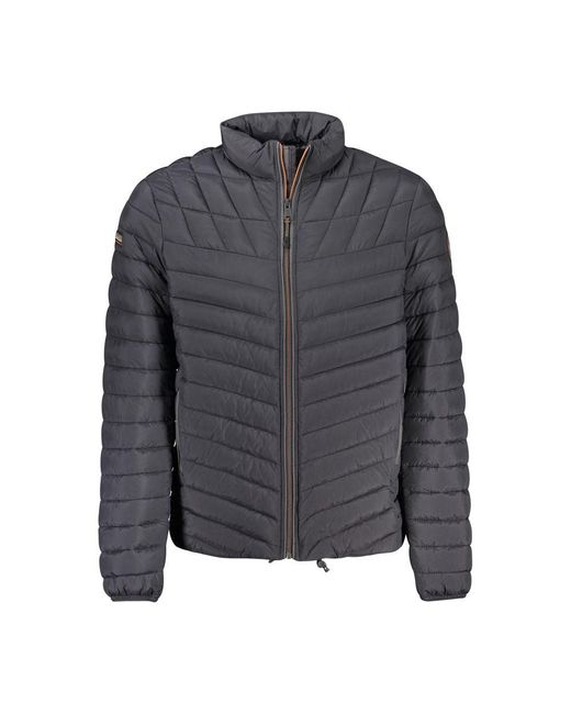 Napapijri Gray Polyamide Jacket for men