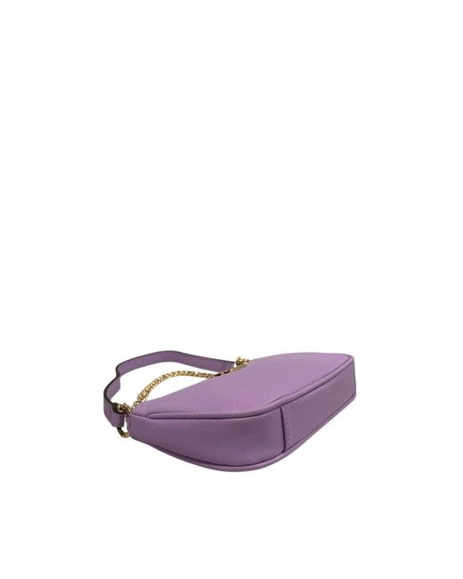 Twinset Purple Pu Shoulder Bag
