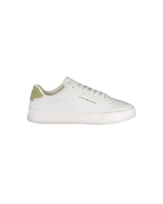 Tommy Hilfiger White Poliuretano Uomo Sneaker for men