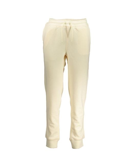 K-Way Natural Beige Polyester Pant - M
