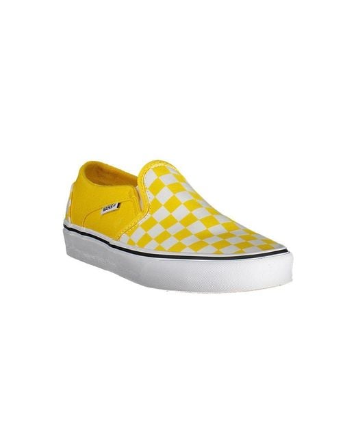 Vans Yellow Polyester Sneaker