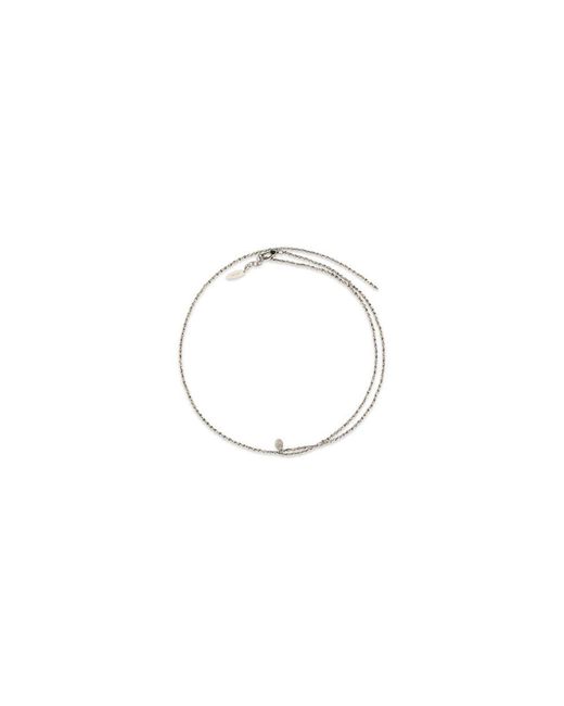 Brunello Cucinelli Metallic Silver Metal Necklace