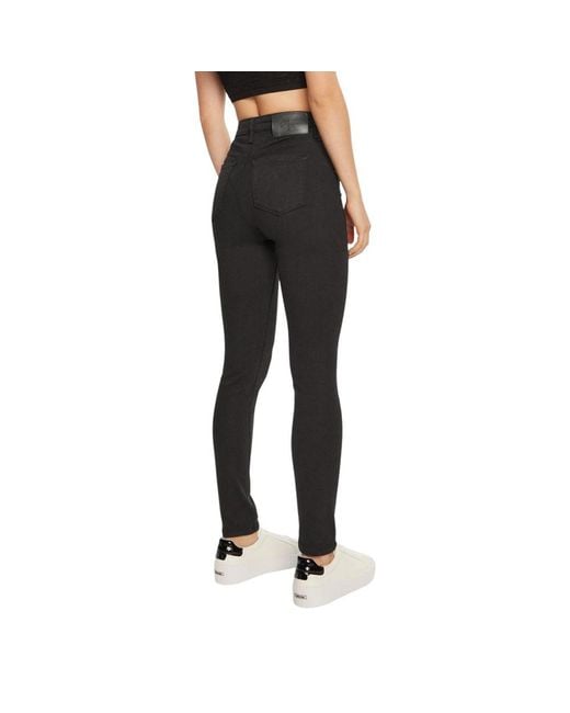 Calvin Klein Black Cotton Jeans & Pant