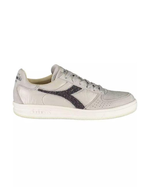 Diadora Multicolor Gray Fabric Sneaker