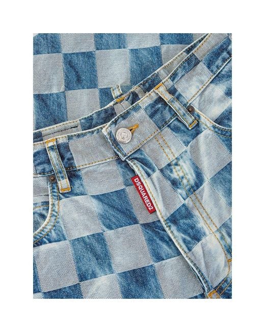DSquared² Blue ² Cotton Relaxed Fit Jeans