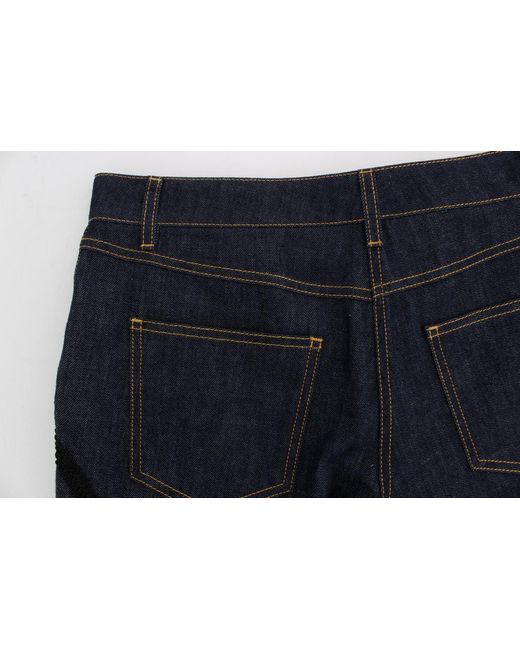 Dolce & Gabbana Denim Cotton Capri Torero Jeans Blue Sig20020