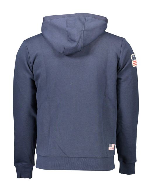 U.S. POLO ASSN. Blue Cotton Sweater for men