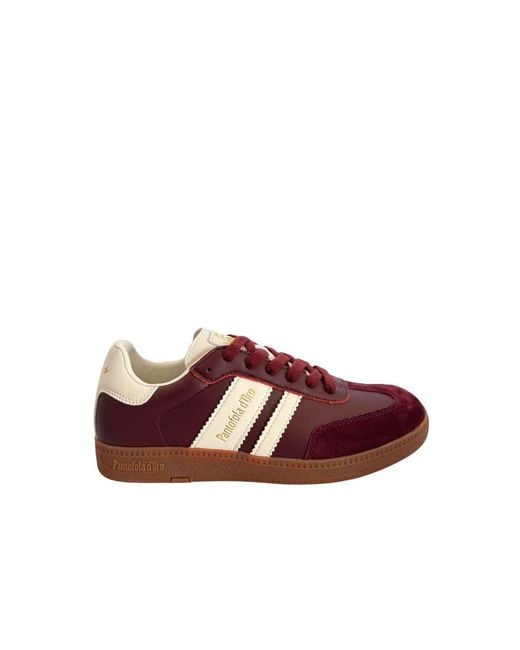 Pantofola D Oro Red Suede Men's Sneaker for men