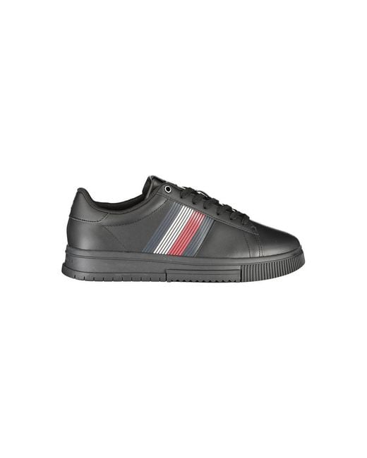 Tommy Hilfiger Black Supercup Lth Seasonal for men