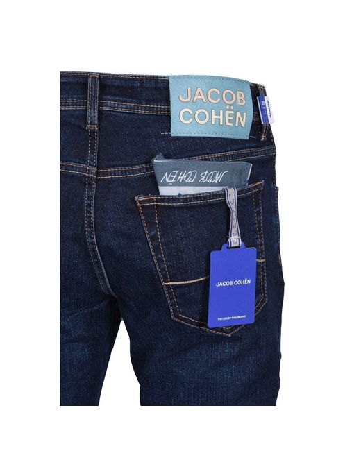 Jacob Cohen Blue Cotton Jeans & Pant for men