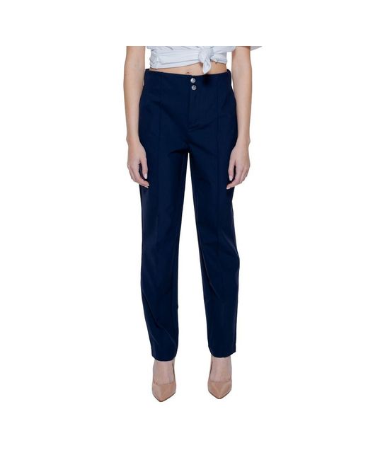 Street One Blue Polyamide Casual Pants