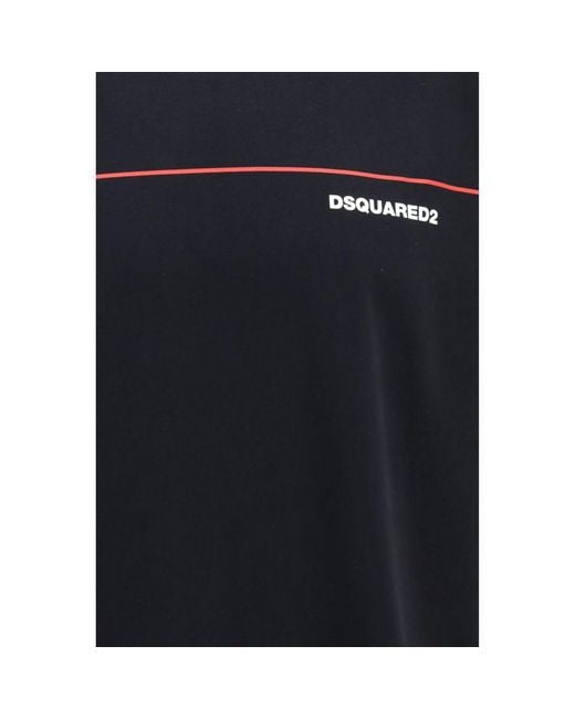 DSquared² Blue Black Cotton T for men