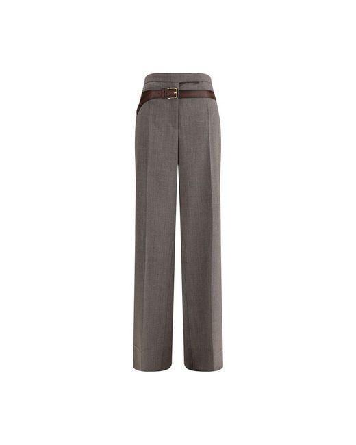 Prada Gray Wool Pants