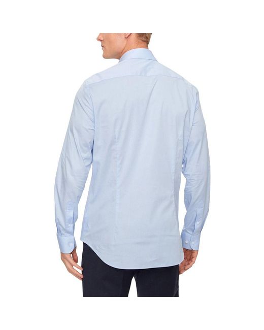 Tommy Hilfiger Blue Organic Cotton Dress Shirt for men