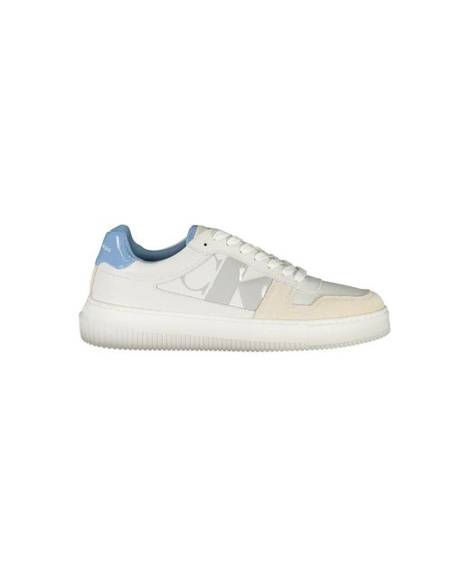 Calvin Klein Black Eco-conscious Sneakers With Contrasting Details - Eu40/us7 for men