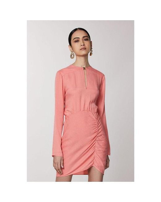 Patrizia Pepe Pink Copper Casual Dress