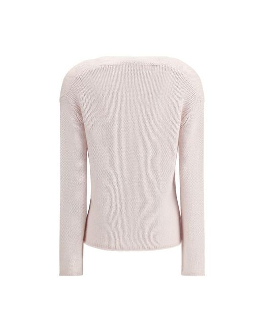 Forte Forte Pink Cashmere And Wool V