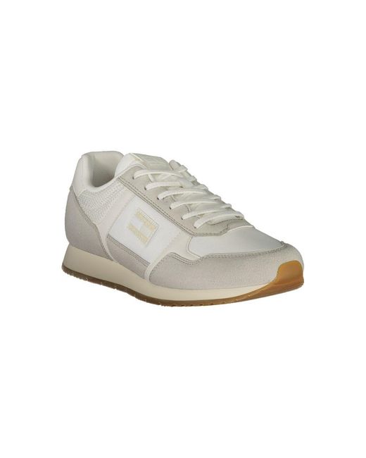 Tommy Hilfiger White Retro Runner Lightweight Sneaker for men
