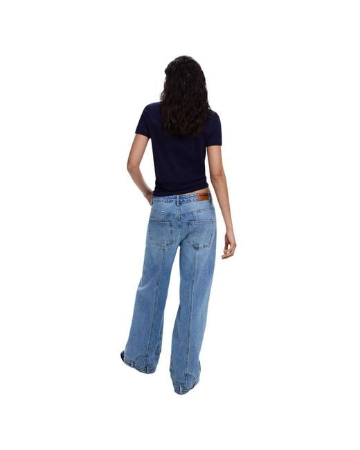 Desigual Blue Cotton T-Shirt