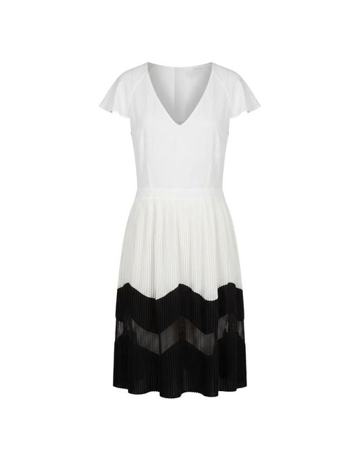 Trussardi White Polyester Dress