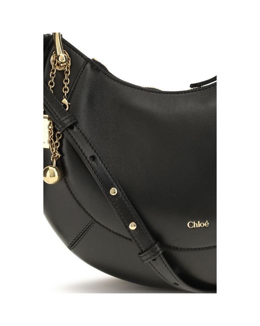 Chloé Black Chloé Marcie Shoulder Bag