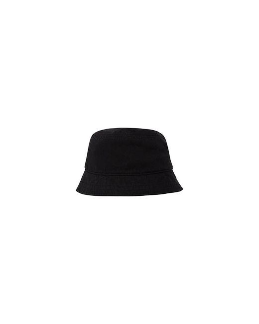 Lyle & Scott Black Cotton Bucket Hat for men
