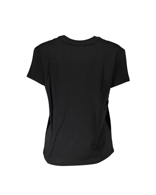 Patrizia Pepe Black Cotton Tops & T-Shirt