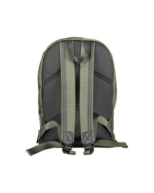 Calvin Klein Green Black Polyester Shoulder Bag
