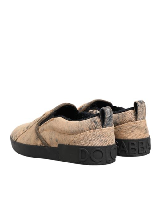 Dolce & Gabbana Brown Sneakers for men