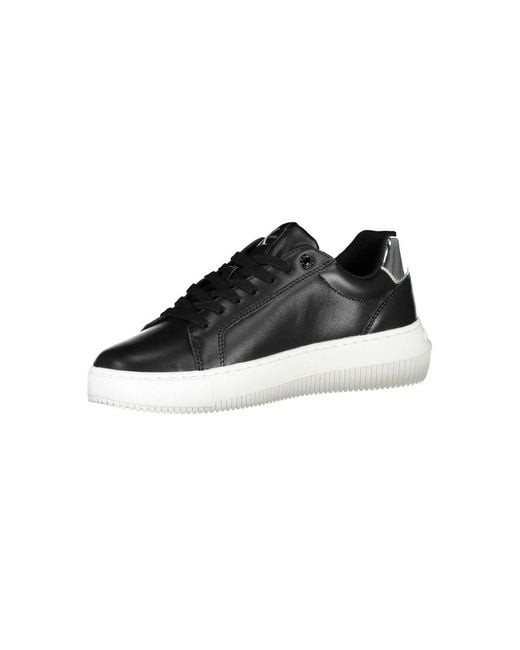 Calvin Klein Black Polyester Sneaker