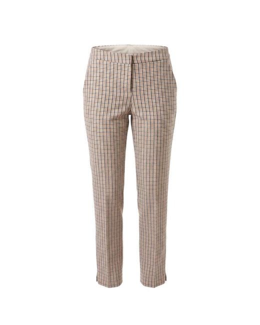 Trussardi Gray White Cotton S Pants