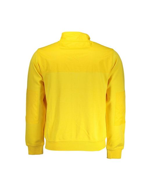 K-Way Yellow Sunshine Long-Sleeved Zip Sweatshirt for men