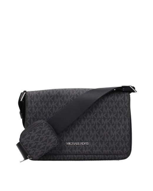 Michael Kors Black Fabric Crossbody Bags for men