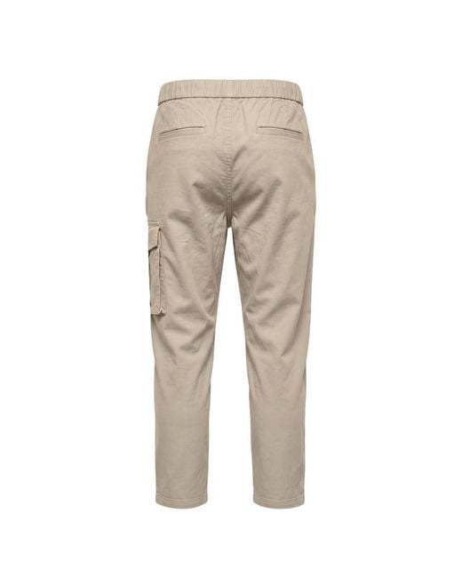 Trussardi Natural Beige Lyocell Pants