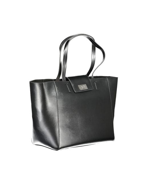 Calvin Klein Black Recycled Polyester Handbag
