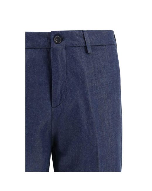Cruna Blue Dress Pants for men