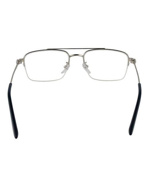BMW Metallic Gray Metal Glasses (frames) for men