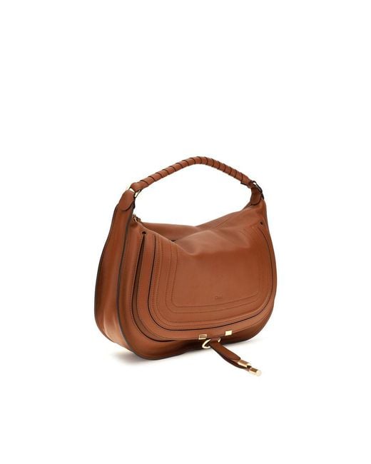 Chloé Brown Calf Leather Bos Taurus Shoulder Bag